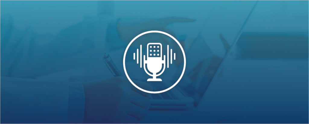 Icon of a podcast microphone